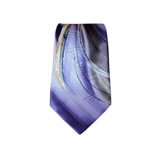 Jerry Garcia Silk Ties Snail Garden Maroon Purple Trippy Classic Retro